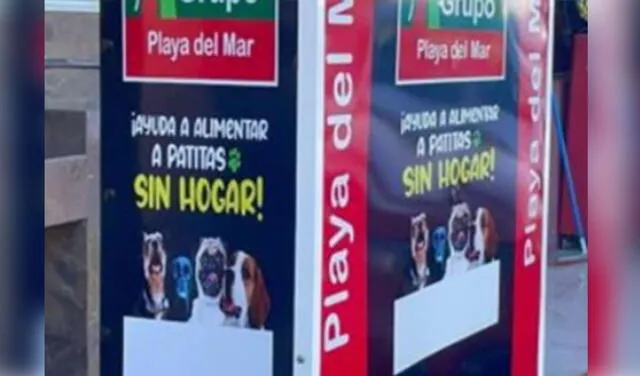 Facebook viral: gasolinera instala puestos de comida para perros callejeros de la zona