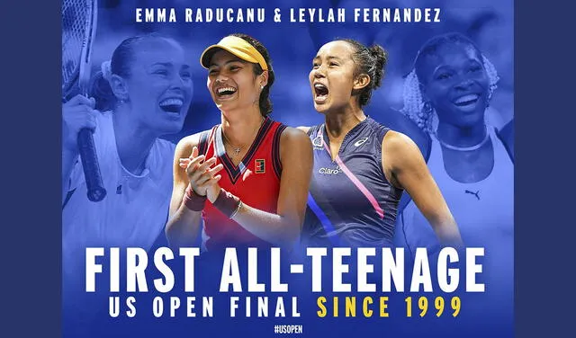 Emma Raducanu y Leylah Fernandez disputarán la final más joven del US Open 2021 en New York