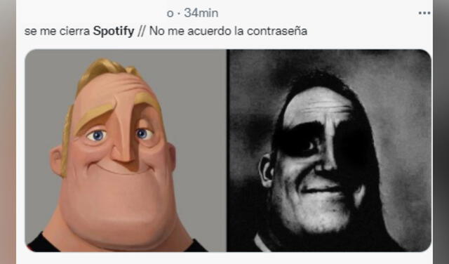 Estos son los mejores memes que dejó la caída mundial de Spotify. Foto: captura de TikTok