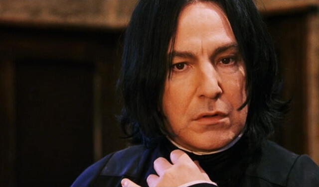 Alan Rickman como Snape en Harry Potter