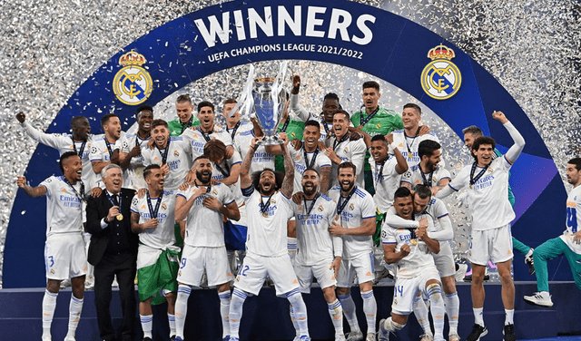 Karim Benzema ganó con el Real Madrid la última edición de la Champions League al vencer al Liverpool en la final. Foto: AFP
