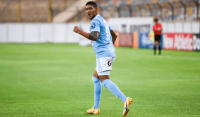 'Canchita' marcó el primero para Sporting Cristal. Foto: Liga 1