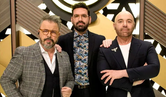 Donato de Santis, Damián Betular y Germán Martitegui, los tres jurados de MasterChef Celebrity 3. Foto: MasterChef Argentina