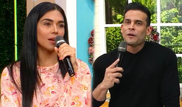 Vania Bludau y Christian Domínguez Vania Bludau y Christian Domínguez