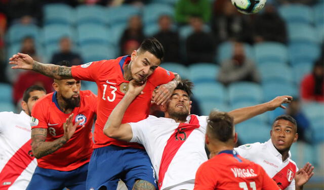 Perú vs. Chile: el historial de encuentros es notoriamente favorable para Chile. Foto: RODRIGO SAENZ/AGENCIAUNO