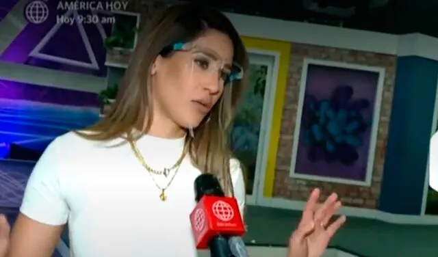 Tepha Loza dejó en claro que se lleva bien con el chico reality. Foto: Captura América TV