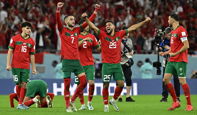 Marruecos venció a España en la tanda de penales. Foto: AFP