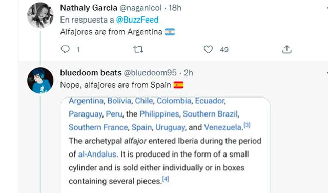 Origen del alfajor genera debate en redes sociales: usuarios aseguran que es argentino