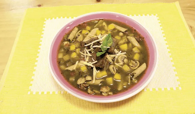 Sopa de menestrón