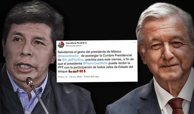 López Obrador decidió suspender cumbre Alianza del Pacífico que se iba a desarrollar este viernes en México. Foto: composición Fabrizio Oviedo/LR
