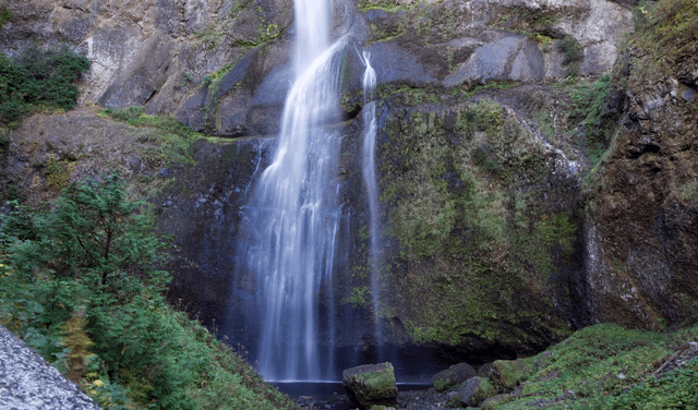 Las cataratas de Multnomah son uno de los principales atractivos de Oregon. Foto: AFP