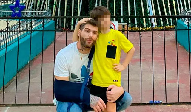 Greg Michel compartió una foto con su hijo tras más de un año sin verlo. Foto: Greg Michel/Instagram