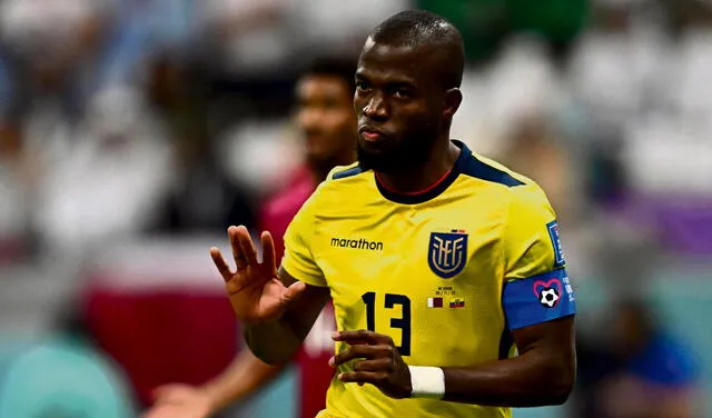 Enner Valencia es el goleador del equipo ecuatoriano con dos tantos. Foto: EFE