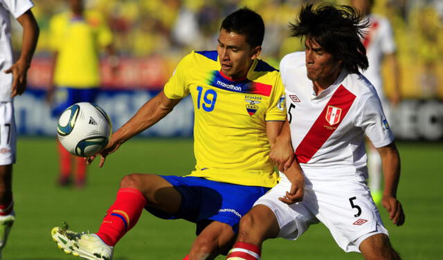 Saritama enfrentó a Perú en las Eliminatorias. Foto: EFE