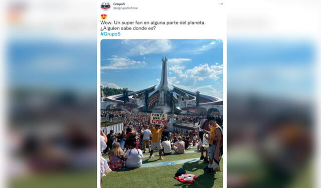 Twitter viral: peruano asiste a Tomorrowland y pide a los DJs que pongan temas del Grupo 5