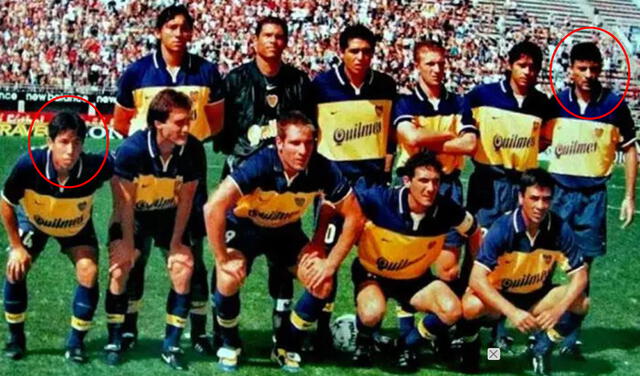 Walter Samuel jugó en Boca Juniors y coincidió con 'Ñol' Solano y el 'Chino' Pereda. Foto: Twitter