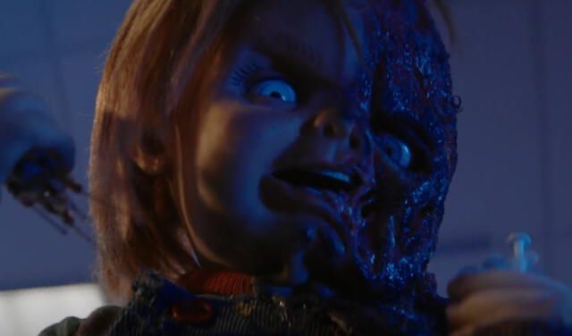 Chucky, la serie: la nueva apariencia del muñeco diabólico. Foto: captura propia.