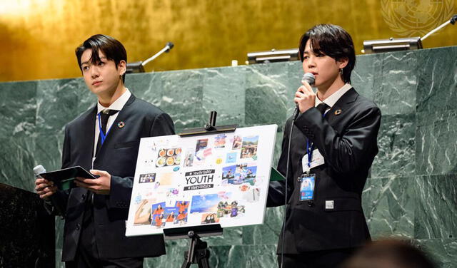 BTS en la ONU. Foto: UN website