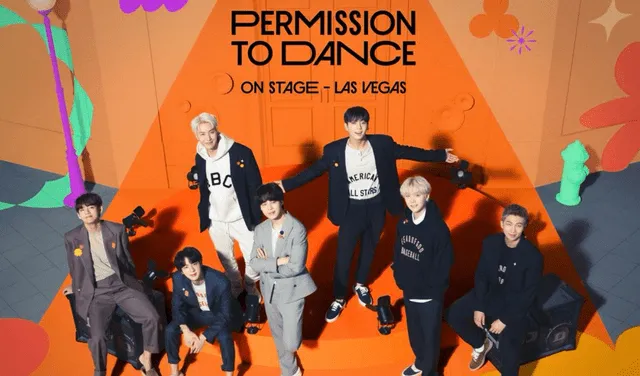 BTS PTD Permission to dance on stage Las Vegas