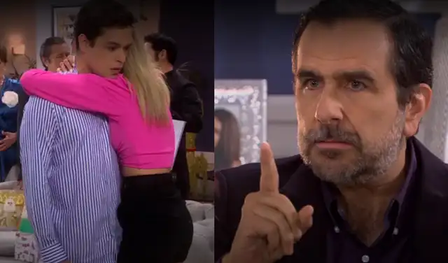 Diego grita a sus hijos. Foto: América TV