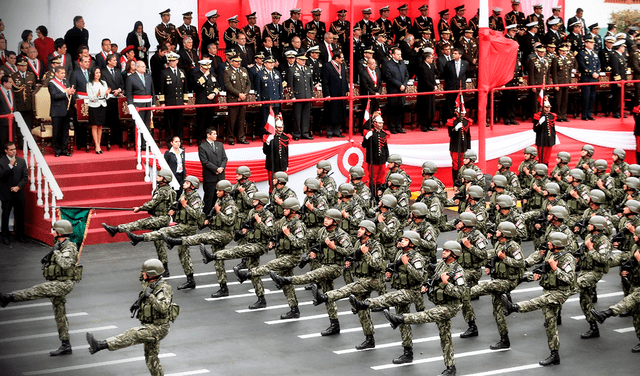 Desfile militar se ha desarrollado ininterrumpidamente durante el mandato de Pedro Castillo