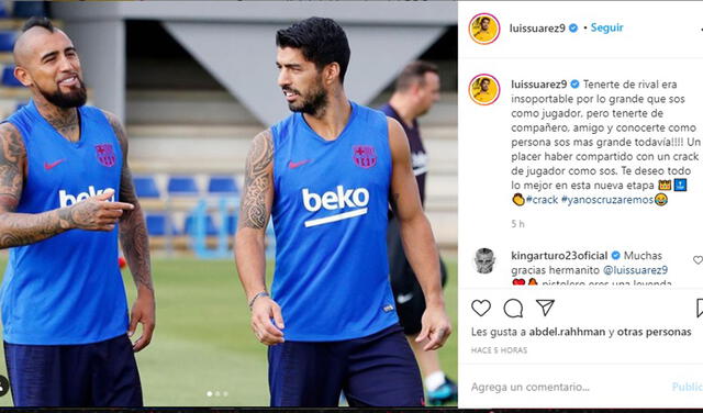 Captura: Instagram Luis Suárez.