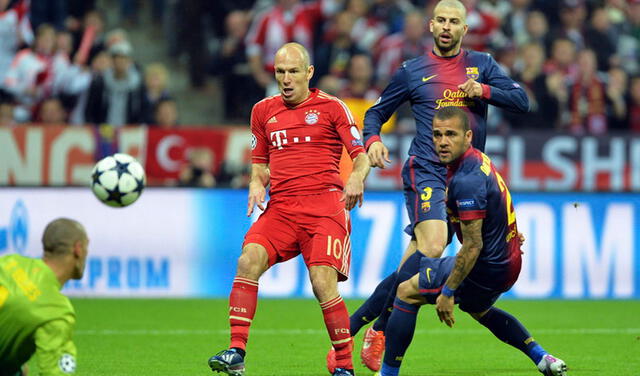 Bayern Munich 4-0 FC Barcelona por la UEFA Champions League 2013/14. Foto: EFE