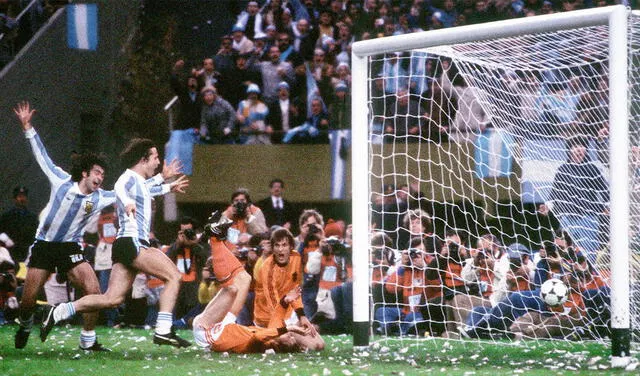 El primer título de un Mundial para Argentina llegó en 1978, contra Países Bajos. Foto: AFP