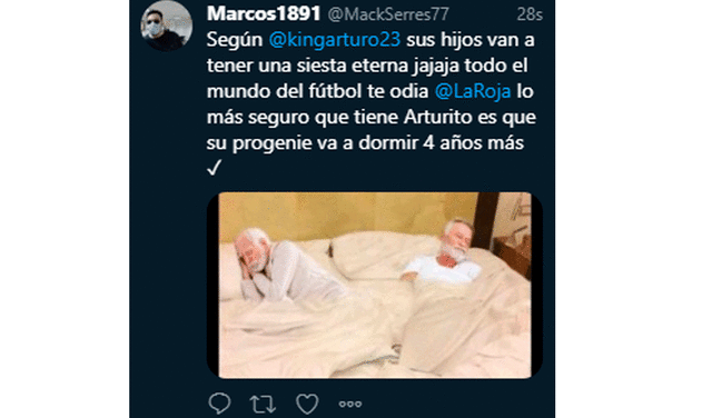 Memes de Chile tras quedar fuera del Mundial. Foto: Twitter