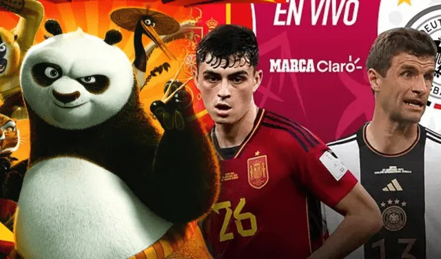 Kung fu panda, Latina, España y Alemania