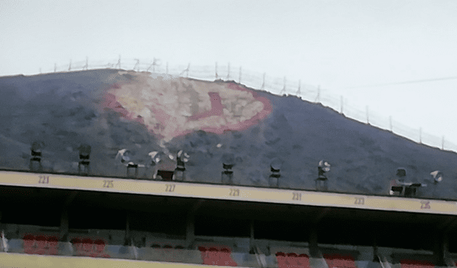 Escudo de Universitario es destruido previo a la final de la Copa Libertadores.