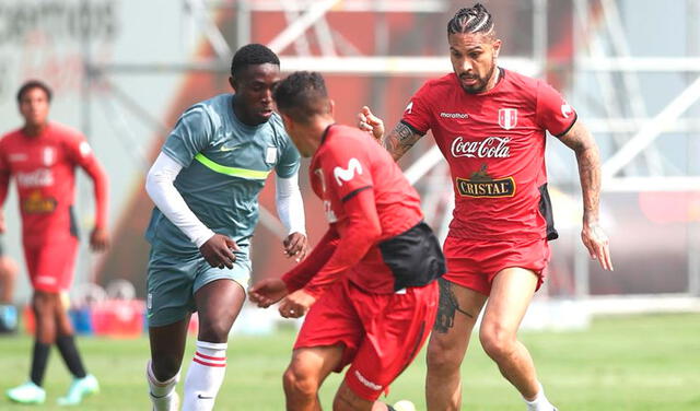 Selección peruana: Paolo Guerrero continúa entrenando en La Videna con otros jugadores de la Bicolor