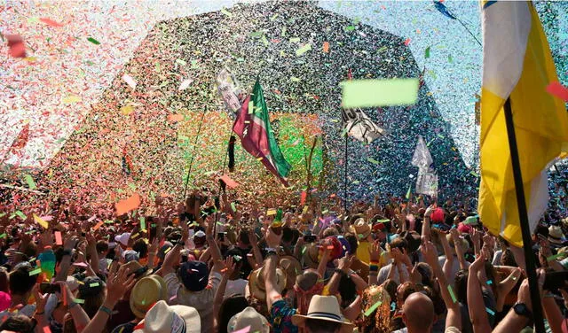 Glastonbury 2021 no tendrá público, a diferencia de eventos anteriores. Foto: AFP