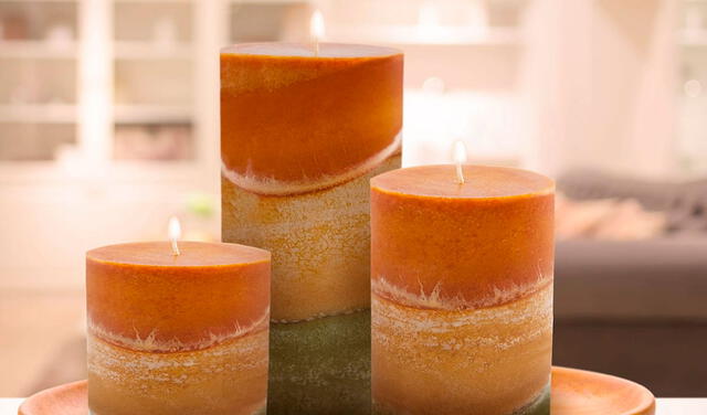 El tercer ritual requiere tres velas de color naranja. Foto: Wicks N' More