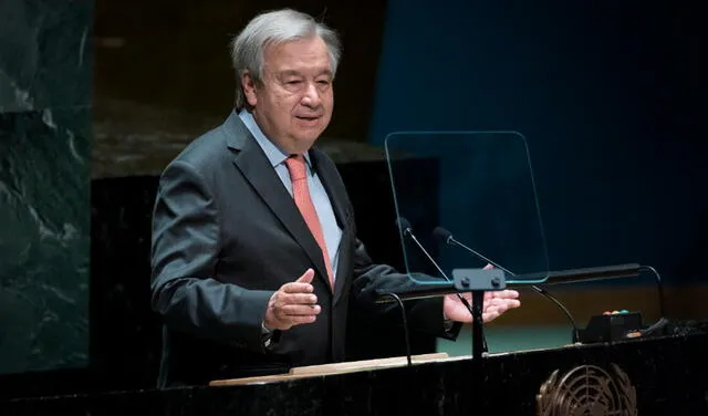Antonio Guterres Foto: EFE
