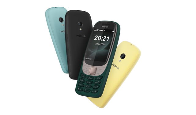 Colores disponibles del Nokia 6310. Foto: Nokia