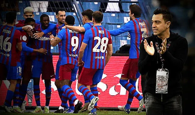 Xavi Hernández lleva 13 partidos al mando del FC Barcelona. Foto: composición/ Marca/ EFE