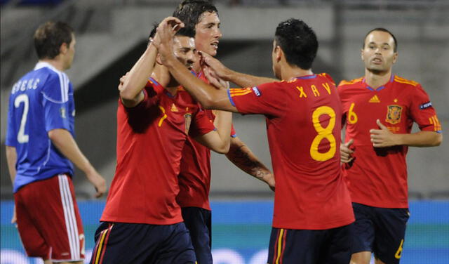 Xavi estuvo presente en todos los partidos de España en el Mundial 2010. Foto: EFE
