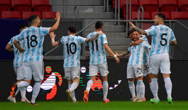 Argentina derrotó por la mínima a Paraguay por Copa América gracias al gol del 'Papu' Gómez