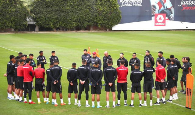 La selección peruana se encuentra entrenando en Videna. Foto: Twitter/Selección peruana
