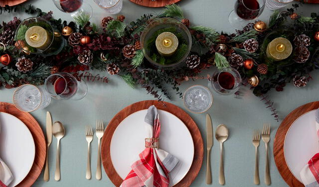 ¿Cómo poner la mesa para Navidad? Consejos para darle elegancia a tu cena