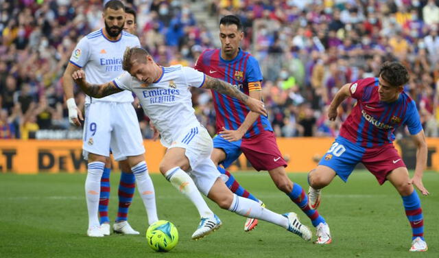 Real Madrid ganó el último encuentro 3-2 frente a Barcelona por la Supercopa de España. Foto: AFP