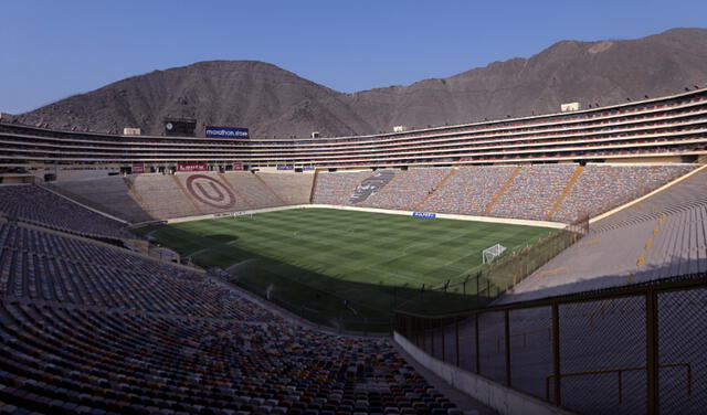 Estadio Monumental de Lima se inauguró en el año 2000. Foto: AFP