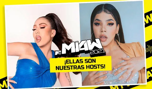 Kali Uchis y Kenia OS conducirán los premios MTV MIAW 2021. Foto: MTVLA