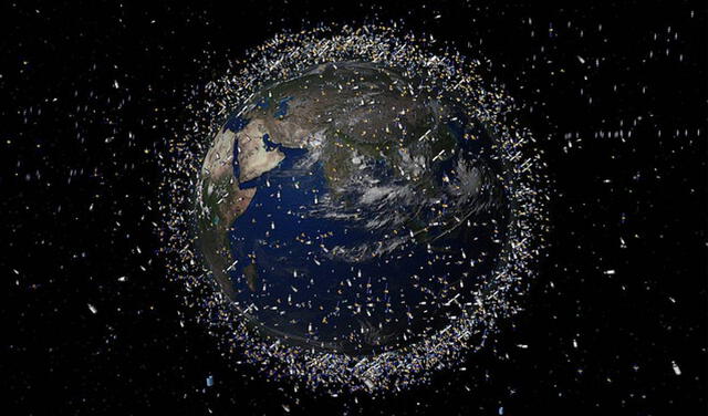 Residuos de satélites poblarían órbita baja de la Tierra. Foto: Difusión