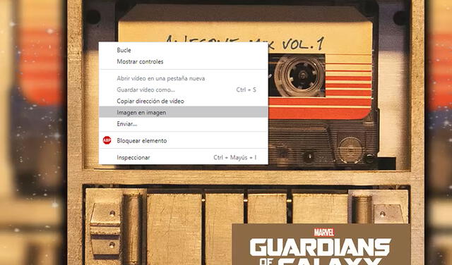 El modo PIP se activa al dar doble clic derecho en el video de YouTube. Foto: La Republica