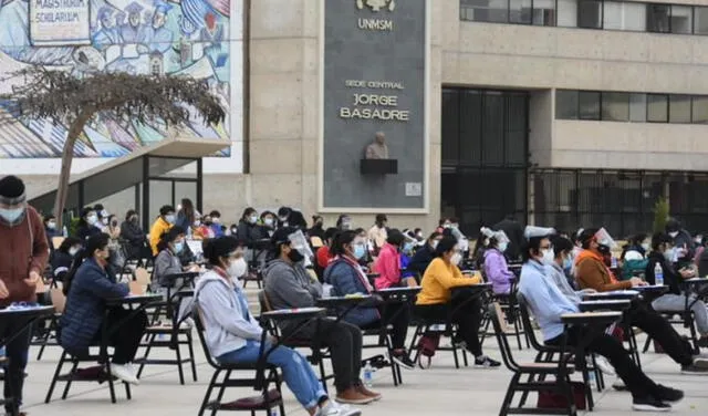 La Universidad San Marcos abrirá sus puertas para su examen de admisión 2022-I. Foto: UNMSM