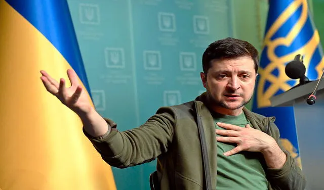 El mandatario de Ucrania se pronunció rápidamente tras el bombardeo ruso. Foto: AFP