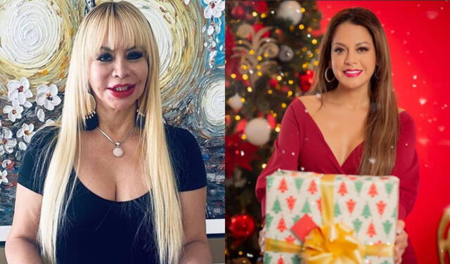 Susy Díaz no tuvo cerca a su segundo nieto, pero aseguró que pasó una feliz Navidad. Foto: Susy Díaz/Instagram, Flor Polo/Instagram