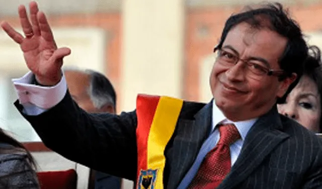 Gustavo Petro como alcalde de Bogotá.
